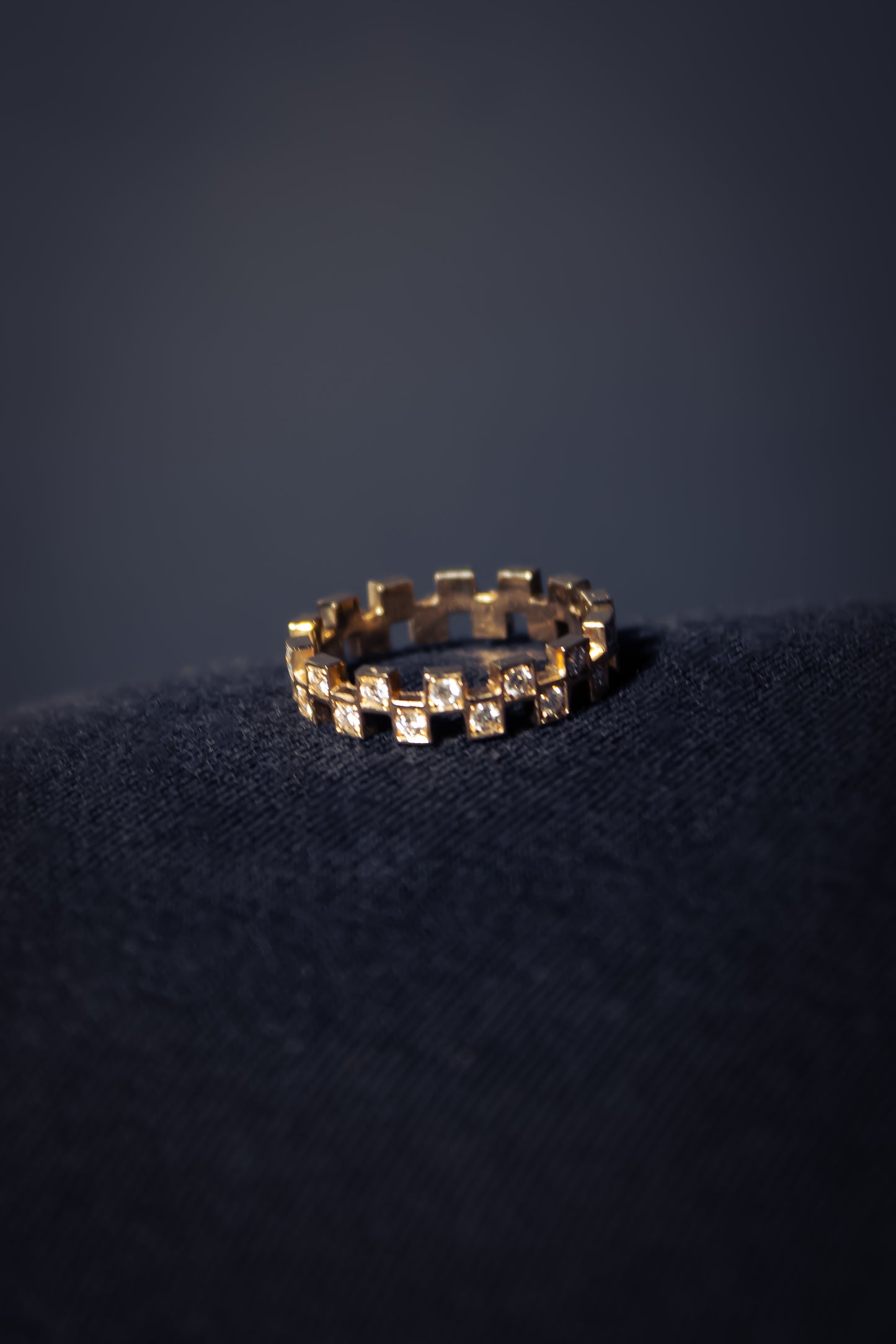 Diamond Link Ring