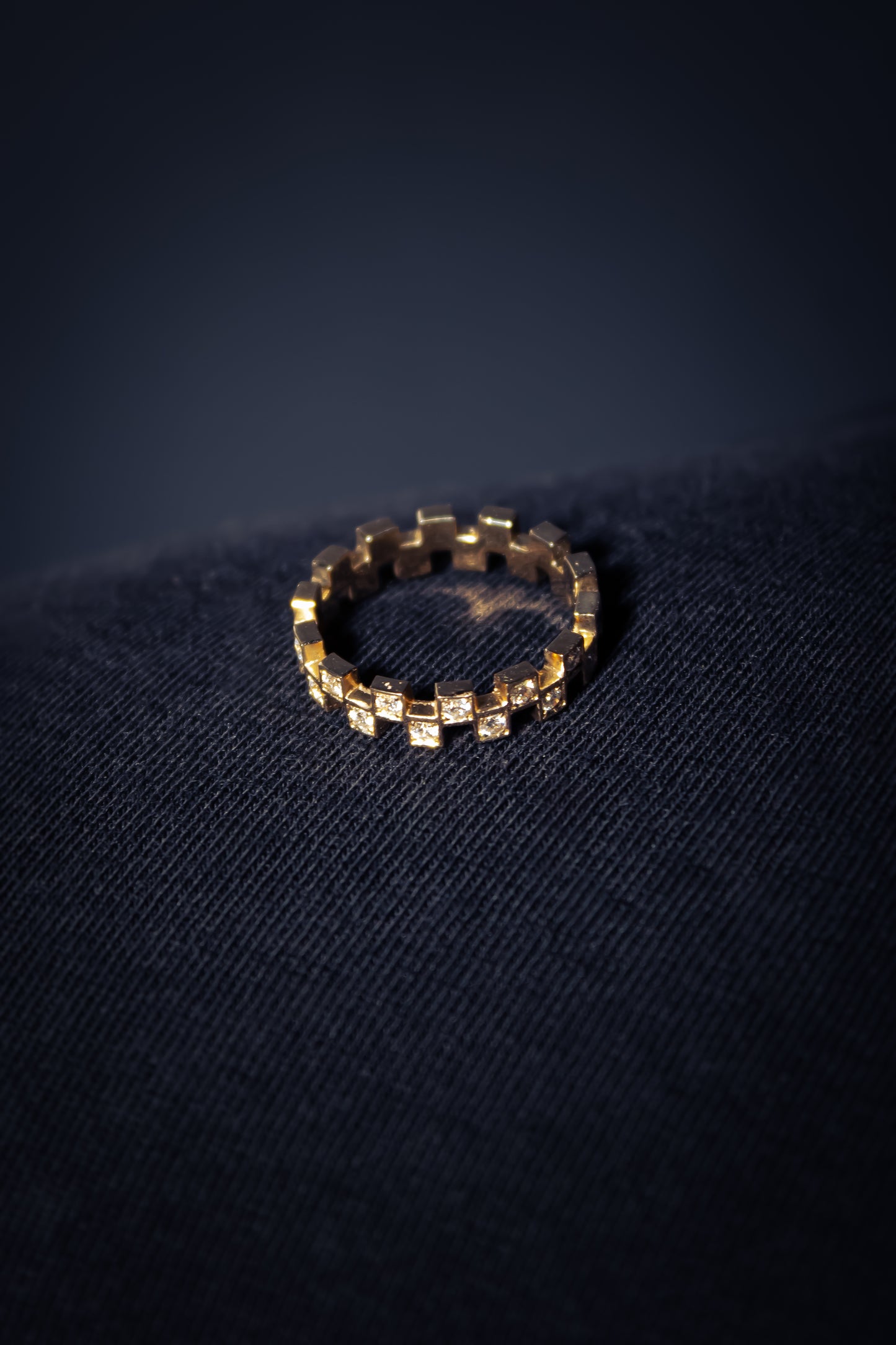 Diamond Link Ring